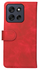 Rosso Element Motorola Moto G56 Hoesje Book Case Wallet Rood afbeelding 2