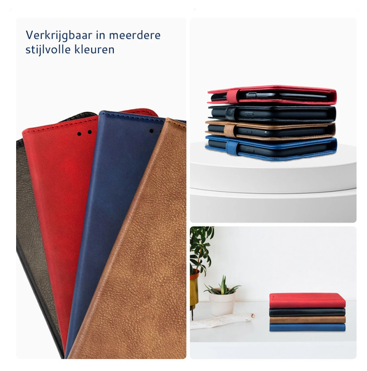 Rosso Element Honor 400 Lite Hoesje Book Case Wallet Zwart afbeelding 6