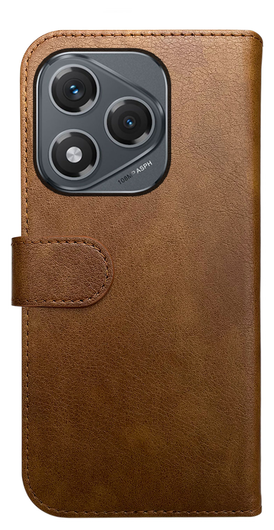 Rosso Element Honor 400 Lite Hoesje Book Case Wallet Bruin afbeelding 2