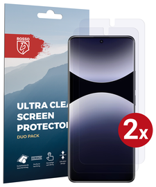 Rosso Xiaomi Redmi Note 14S Screen Protector Case Friendly Folie Duo Pack