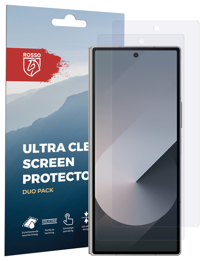 Rosso Samsung Galaxy Z Fold 7 Screen Protector Case Friendly Folie Duo Pack afbeelding 8