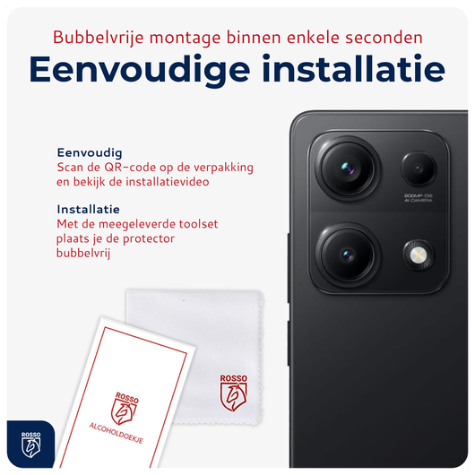 Rosso Xiaomi Redmi Note 14s Camera Lens Protector Transparant afbeelding 5