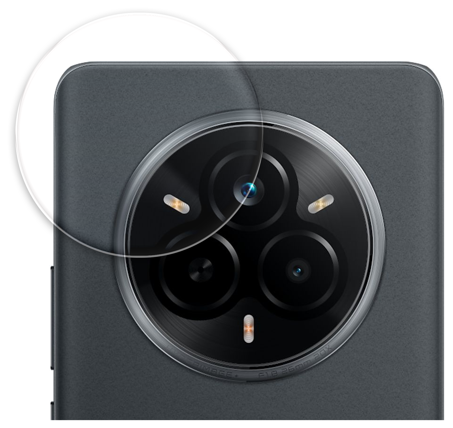 Rosso Realme 14 Pro Plus Camera Lens Protector Transparant afbeelding 1