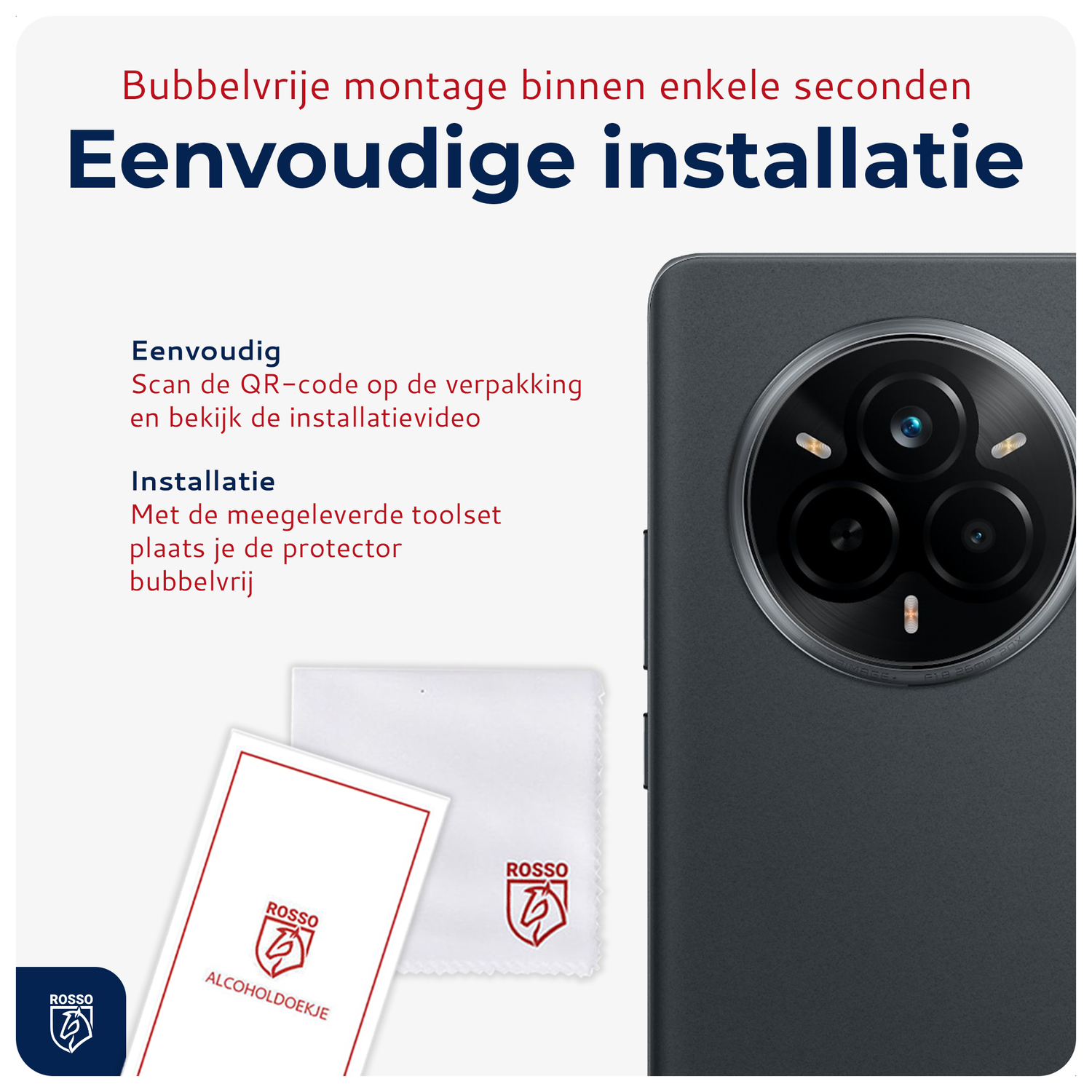 Rosso Realme 14 Pro Plus Camera Lens Protector Transparant afbeelding 4
