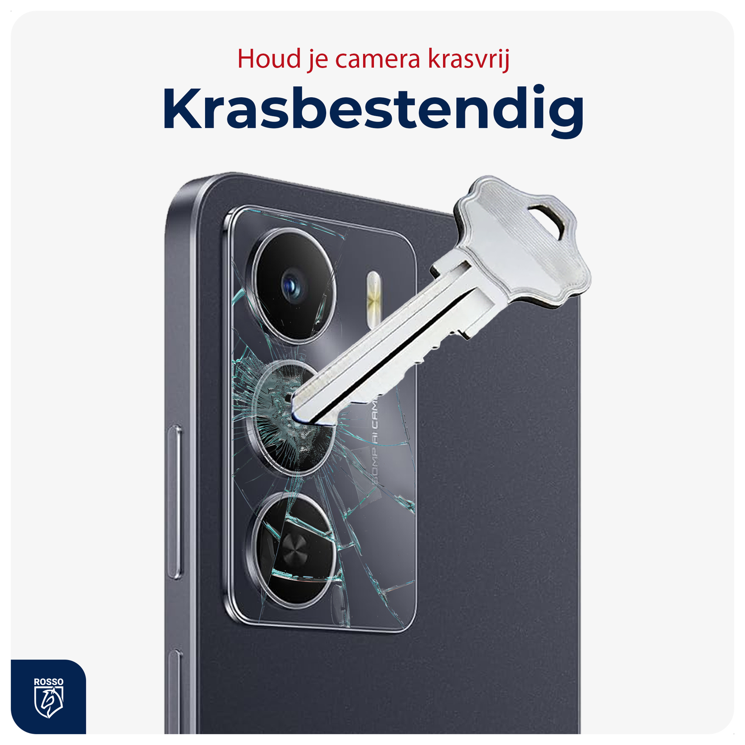Rosso Realme 14X Camera Lens Protector Transparant afbeelding 2