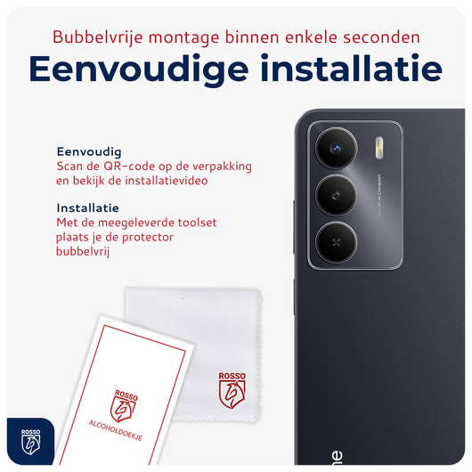Rosso Realme 14X Camera Lens Protector Transparant afbeelding 7