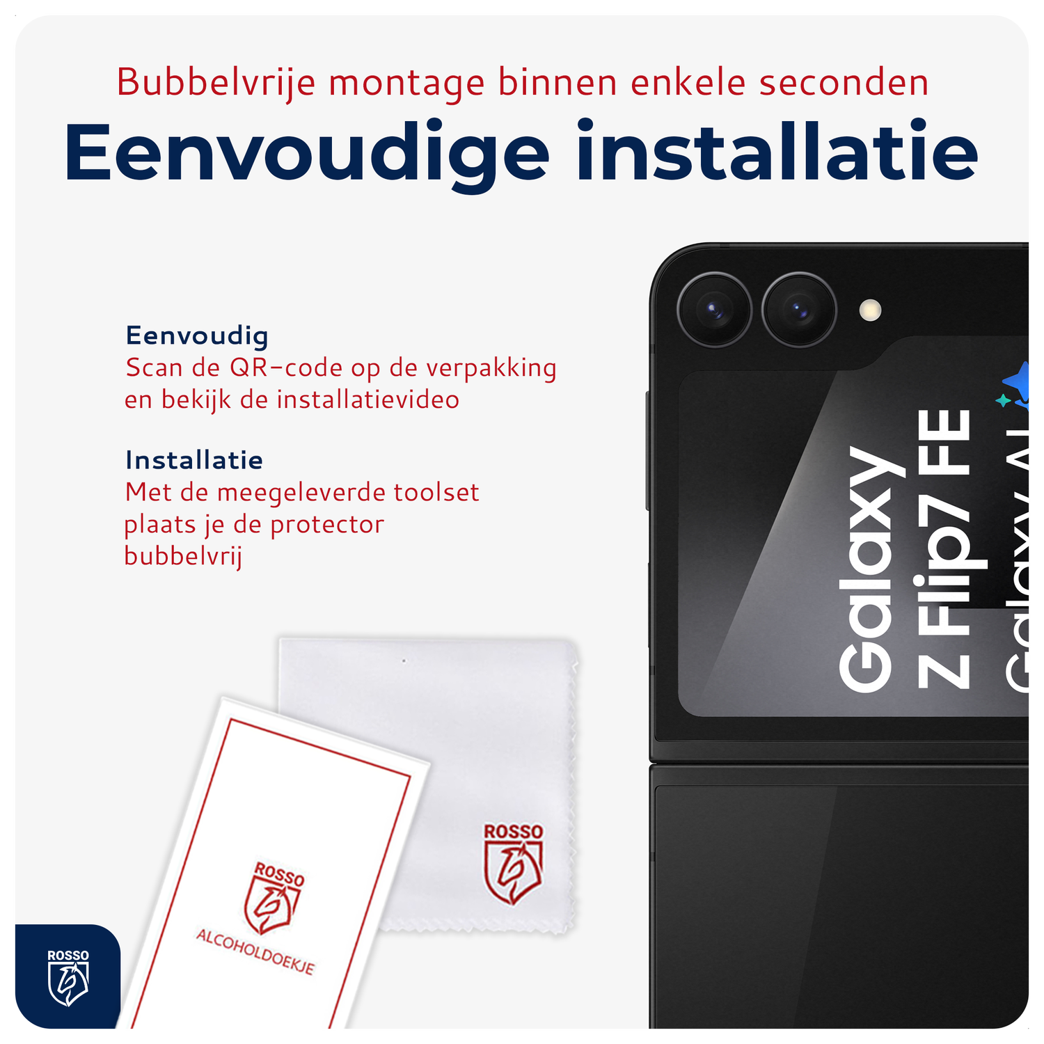 Rosso Samsung Galaxy Z Flip 7 Camera Lens Protector Transparant afbeelding 6
