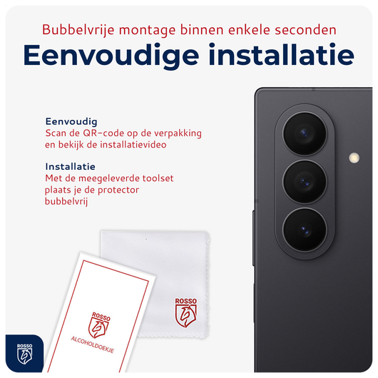 Rosso Samsung Galaxy Z Fold 7 Camera Lens Protector Transparant afbeelding 6