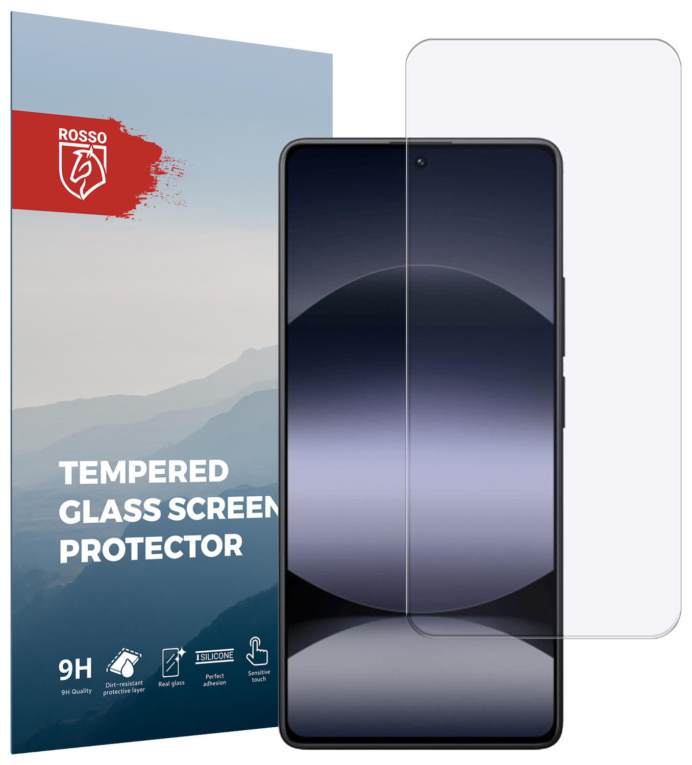 Rosso Xiaomi Redmi Note 14S 9H Tempered Glass Screen Protector afbeelding 1