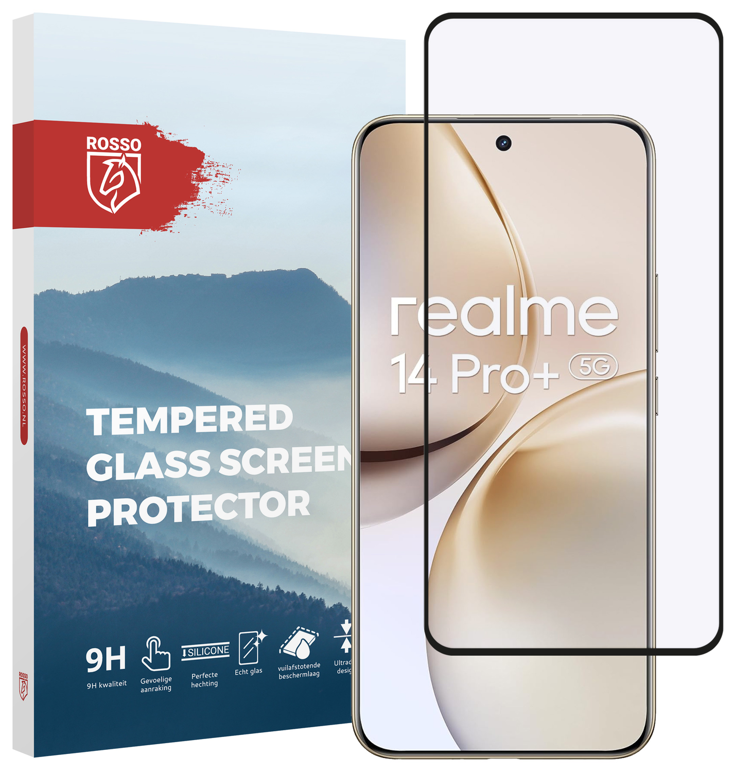 Rosso Realme 14 Pro Plus 9H Tempered Glass Screen Protector afbeelding 1
