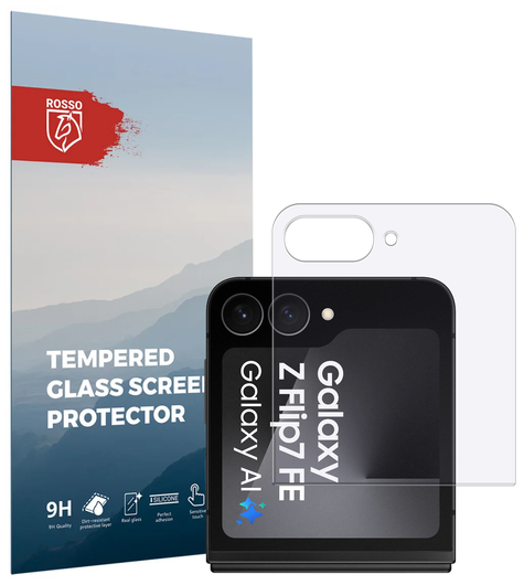Rosso Samsung Galaxy Z Flip 7 9H Tempered Glass Screen Protector Achterkant afbeelding 1