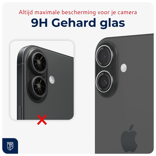 Rosso Apple iPhone 17 Camera Frame Protector Transparant afbeelding 3