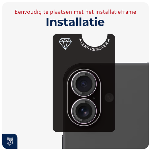 Rosso Apple iPhone 17 Camera Frame Protector Transparant afbeelding 6
