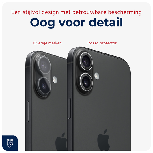 Rosso Apple iPhone 17 Camera Frame Protector Transparant afbeelding 7