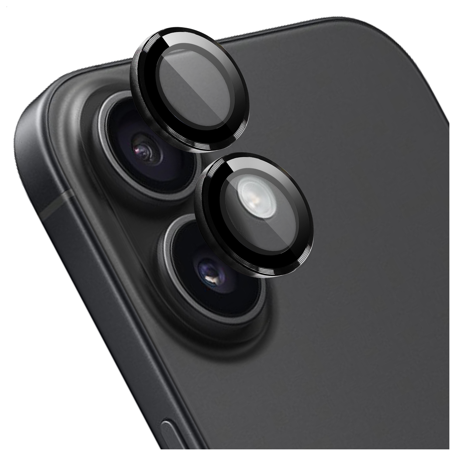 Rosso Apple iPhone 17 Camera Frame Protector Zwart afbeelding 1
