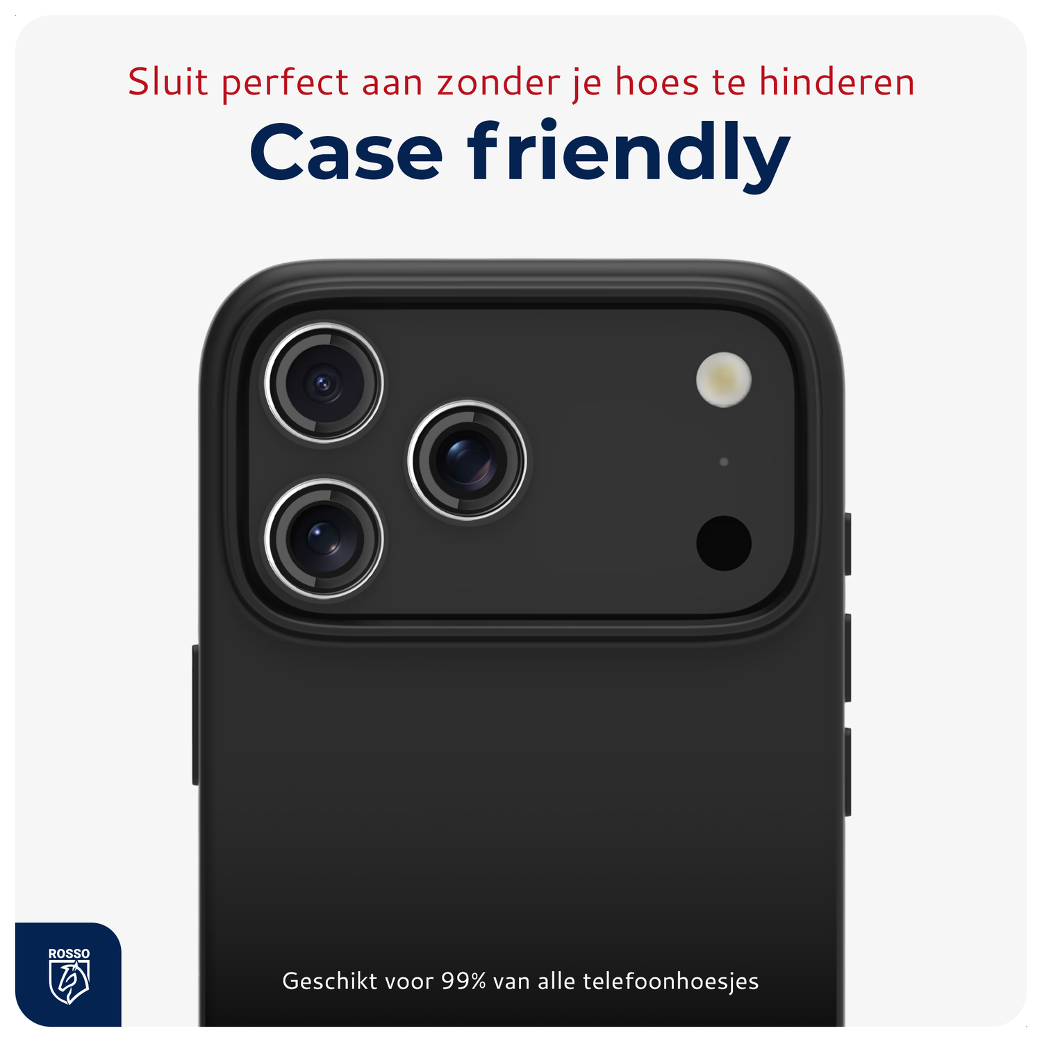 Rosso Apple iPhone 17 Pro / 17 Pro Max Camera Frame Protector Transparant afbeelding 3