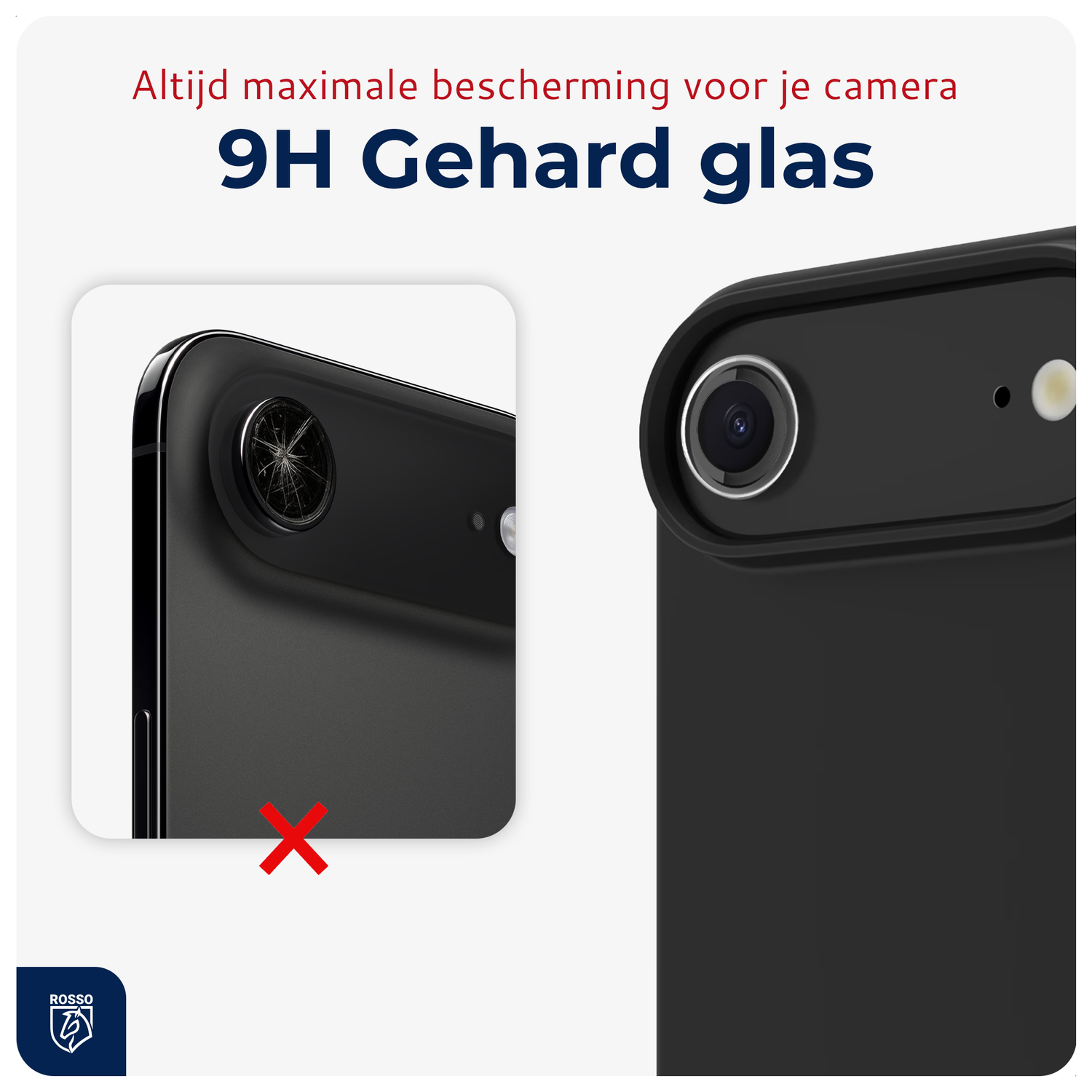 Rosso Apple iPhone Air Camera Frame Protector Transparant afbeelding 5
