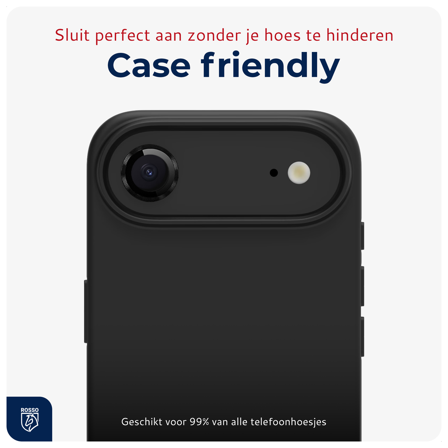 Rosso Apple iPhone Air Camera Frame Protector Zwart afbeelding 5
