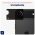 Rosso Apple iPhone Air Camera Frame Protector Zwart afbeelding 3