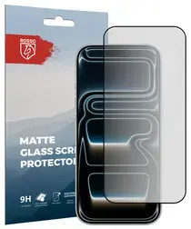 Rosso Apple iPhone 17 Pro Max Tempered Glass Screen Protector Matte afbeelding