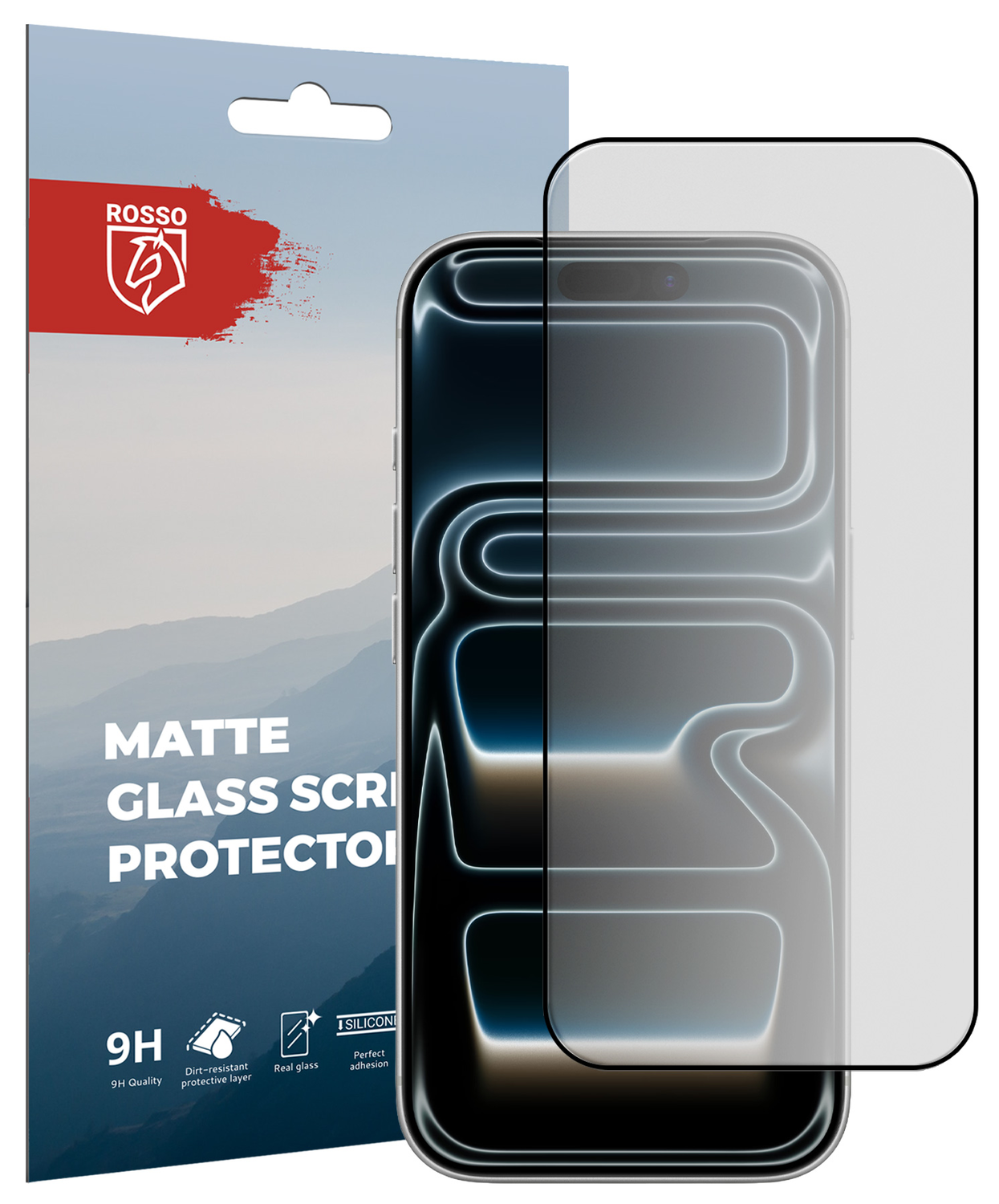 Rosso Apple iPhone 17 Pro Max Tempered Glass Screen Protector Matte afbeelding 1