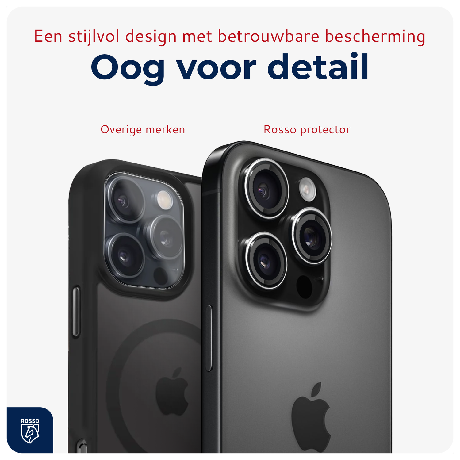 Rosso Apple iPhone 16 Pro / 16 Pro Max Camera Frame Protector Transparant afbeelding 6