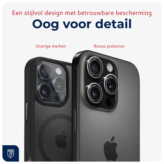 Rosso Apple iPhone 16 Pro / 16 Pro Max Camera Frame Protector Transparant afbeelding 6
