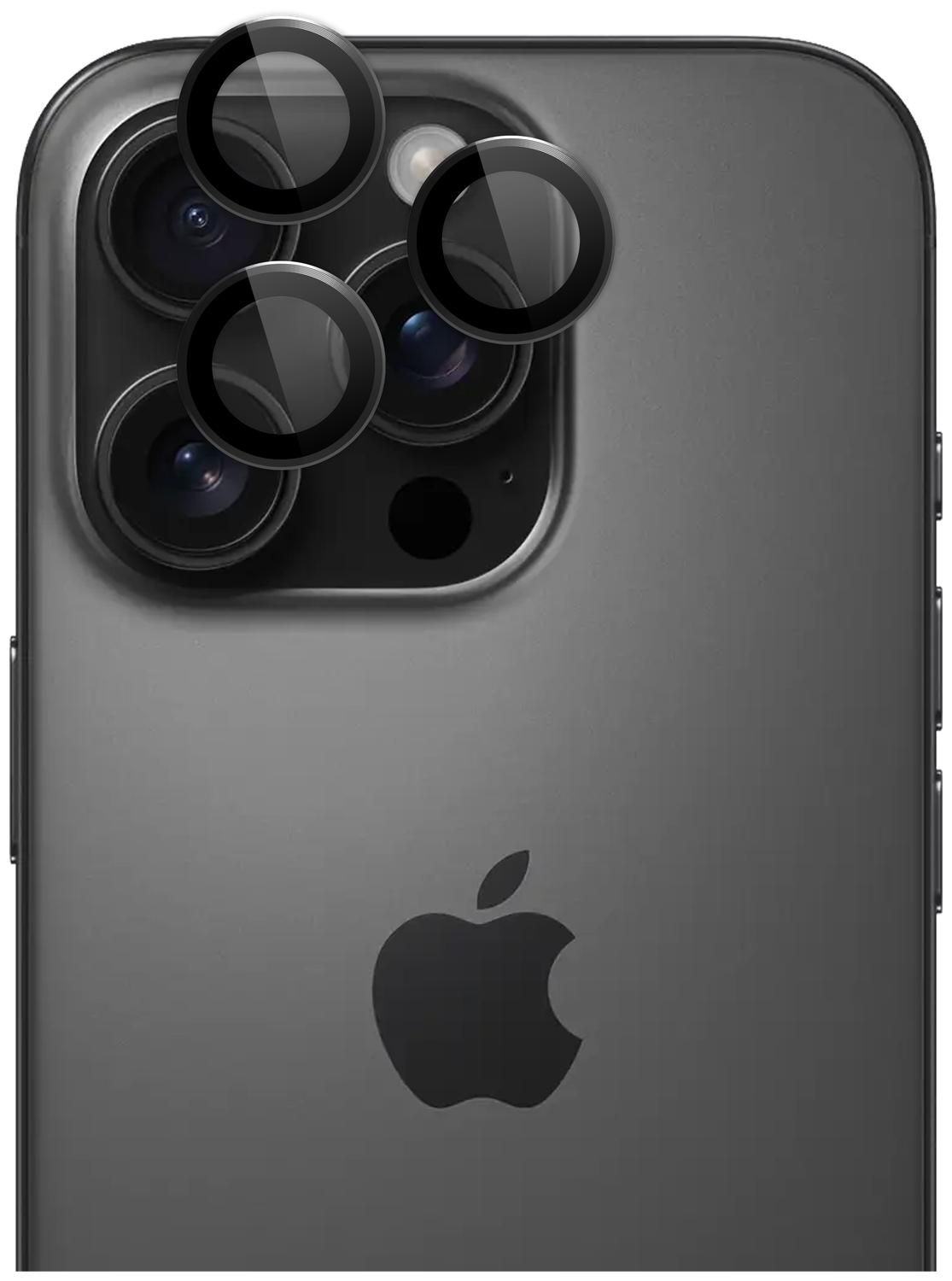 Rosso Apple iPhone 16 Pro / 16 Pro Max Camera Frame Protector Zwart afbeelding 9