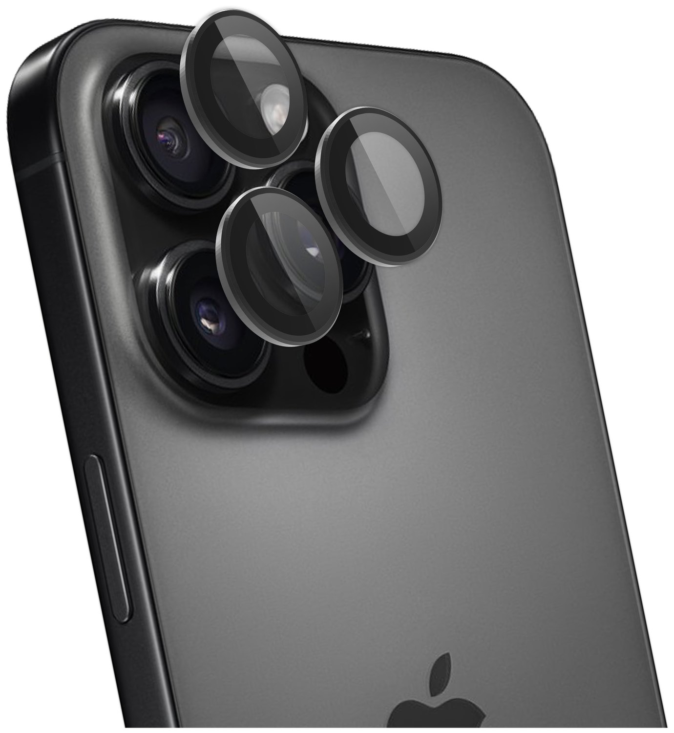 Rosso Apple iPhone 16 Pro / 16 Pro Max Camera Frame Protector Zwart afbeelding 10