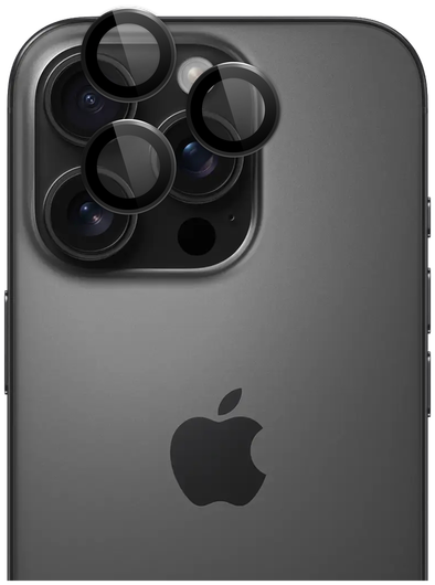 Rosso Apple iPhone 16 Pro / 16 Pro Max Camera Frame Protector Zwart afbeelding 9