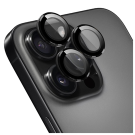 Rosso Apple iPhone 16 Pro / 16 Pro Max Camera Frame Protector Zwart