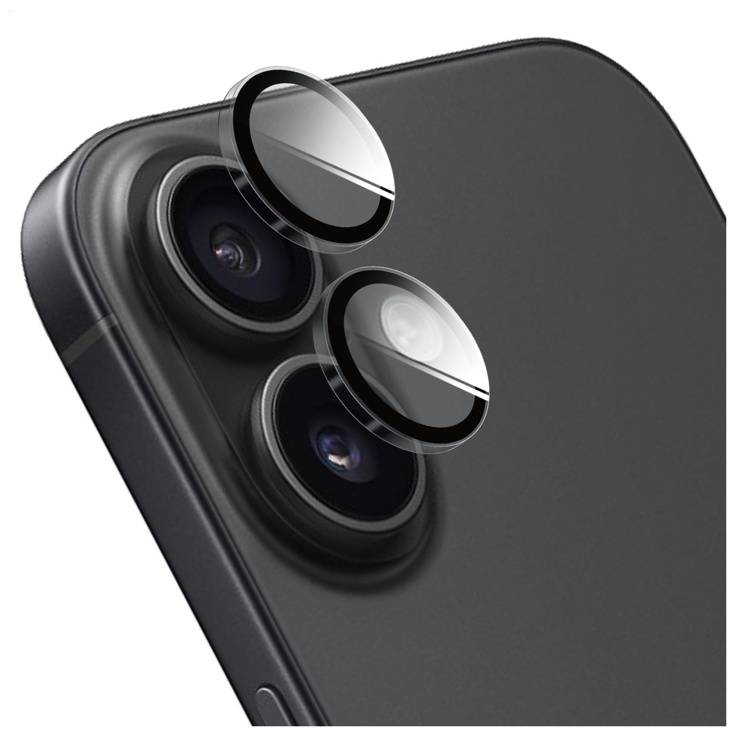 Rosso Apple iPhone 16 / 16 Plus Camera Frame Protector Transparant afbeelding 1