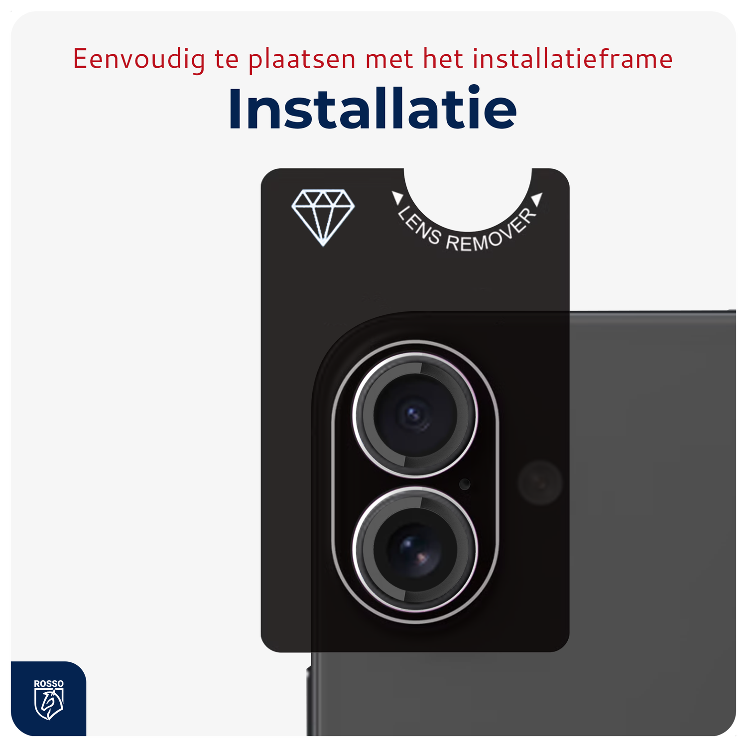 Rosso Apple iPhone 16 / 16 Plus Camera Frame Protector Transparant afbeelding 5