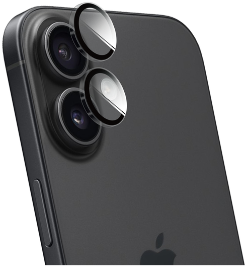 Rosso Apple iPhone 16 / 16 Plus Camera Frame Protector Transparant afbeelding 2