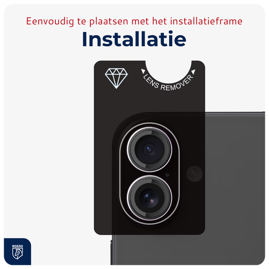 Rosso Apple iPhone 16 / 16 Plus Camera Frame Protector Transparant afbeelding 5