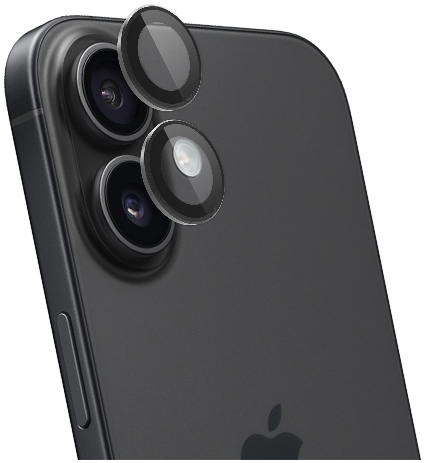 Rosso Apple iPhone 16 / 16 Plus Camera Frame Protector Zwart afbeelding 2