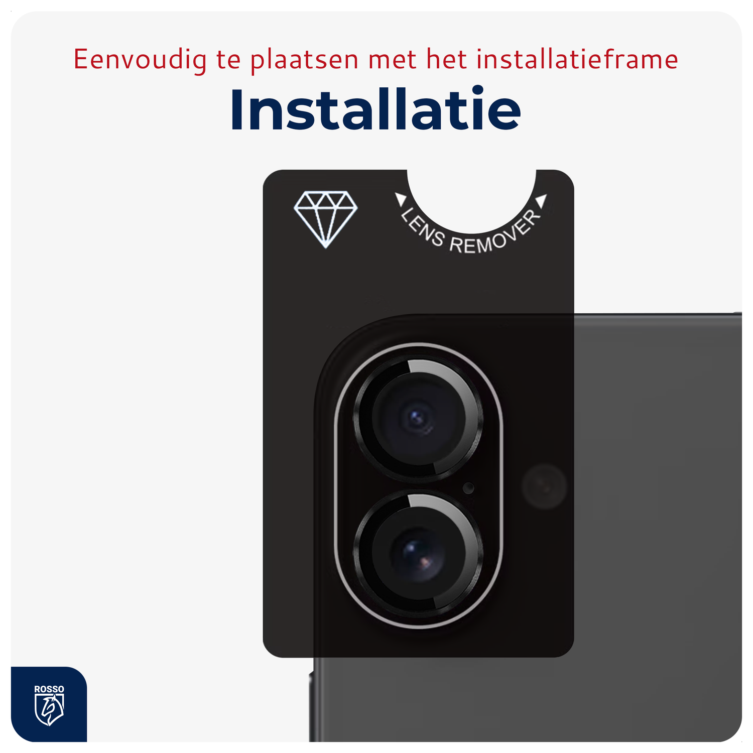 Rosso Apple iPhone 16 / 16 Plus Camera Frame Protector Zwart afbeelding 5