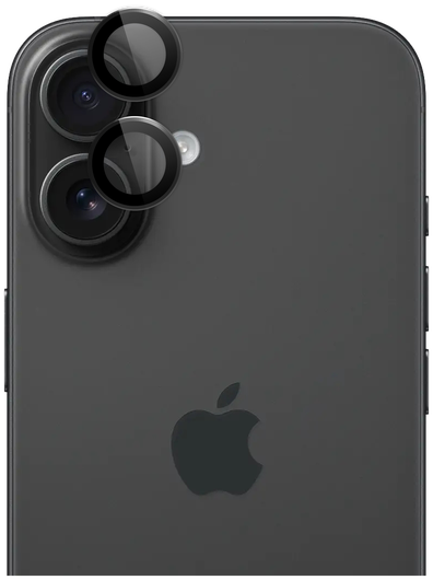 Rosso Apple iPhone 16 / 16 Plus Camera Frame Protector Zwart afbeelding 1