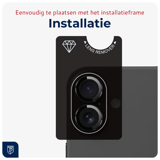 Rosso Apple iPhone 16 / 16 Plus Camera Frame Protector Zwart afbeelding 5