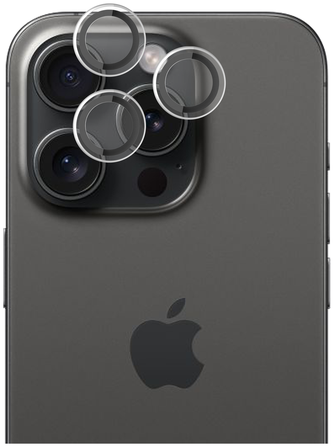 Rosso Apple iPhone 15 Pro / 15 Pro Max Camera Frame Protector Transparant afbeelding 9
