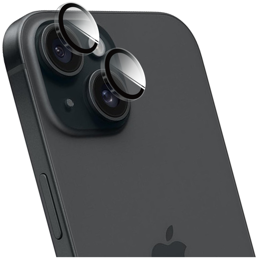 Rosso Apple iPhone 15 / 15 Plus Camera Frame Protector Transparant afbeelding 2