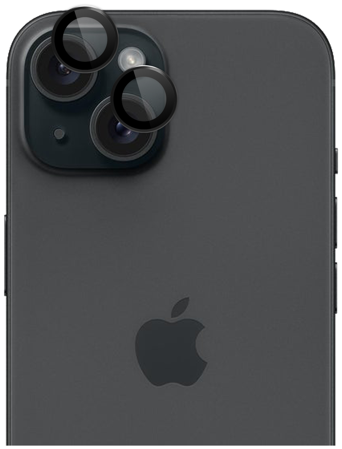 Rosso Apple iPhone 15 / 15 Plus Camera Frame Protector Zwart afbeelding 1
