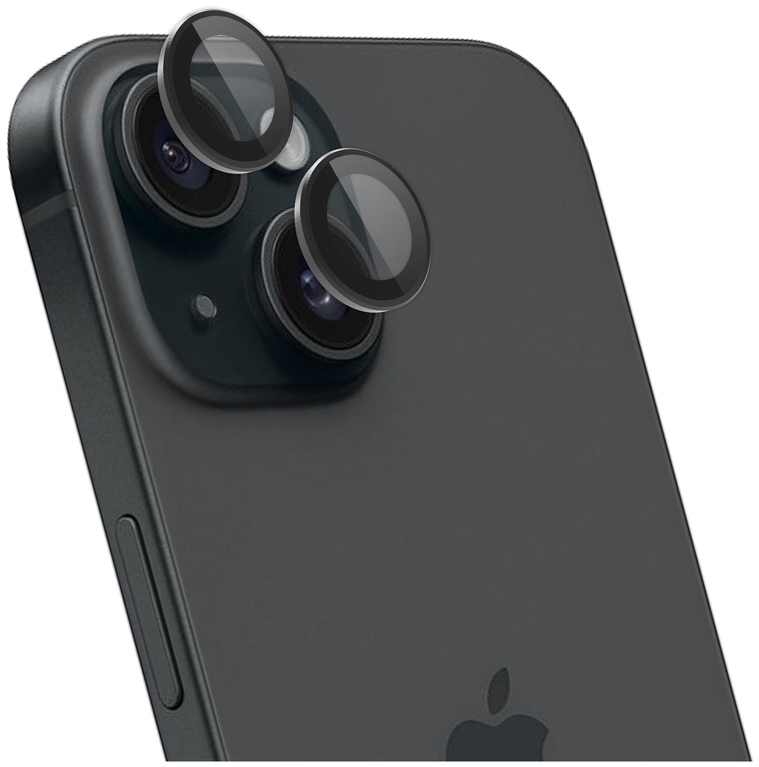 Rosso Apple iPhone 15 / 15 Plus Camera Frame Protector Zwart afbeelding 2