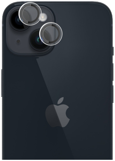 Rosso Apple iPhone 14 / 14 Plus Camera Frame Protector Transparant afbeelding 1