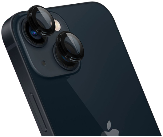 Rosso Apple iPhone 14 / 14 Plus Camera Frame Protector Zwart afbeelding 2