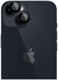 Rosso Apple iPhone 14 / 14 Plus Camera Frame Protector Zwart