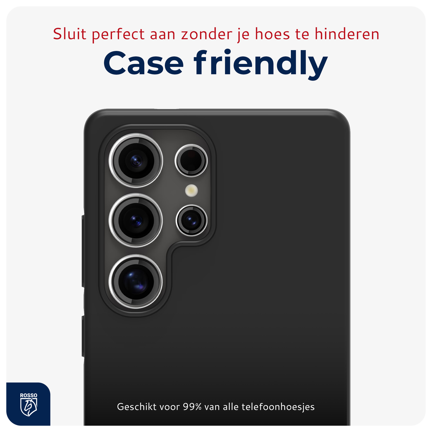 Rosso Samsung Galaxy S25 Ultra Camera Frame Protector Transparant afbeelding 6