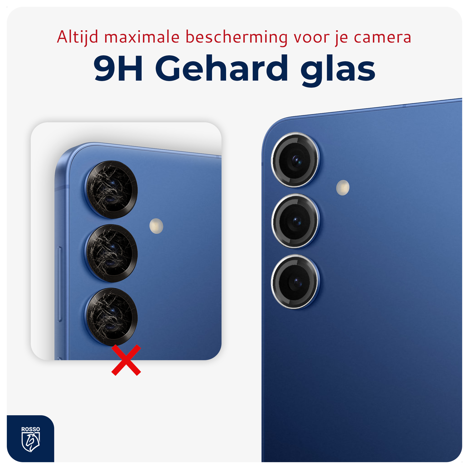 Rosso Samsung Galaxy S25 Camera Frame Protector Transparant afbeelding 4