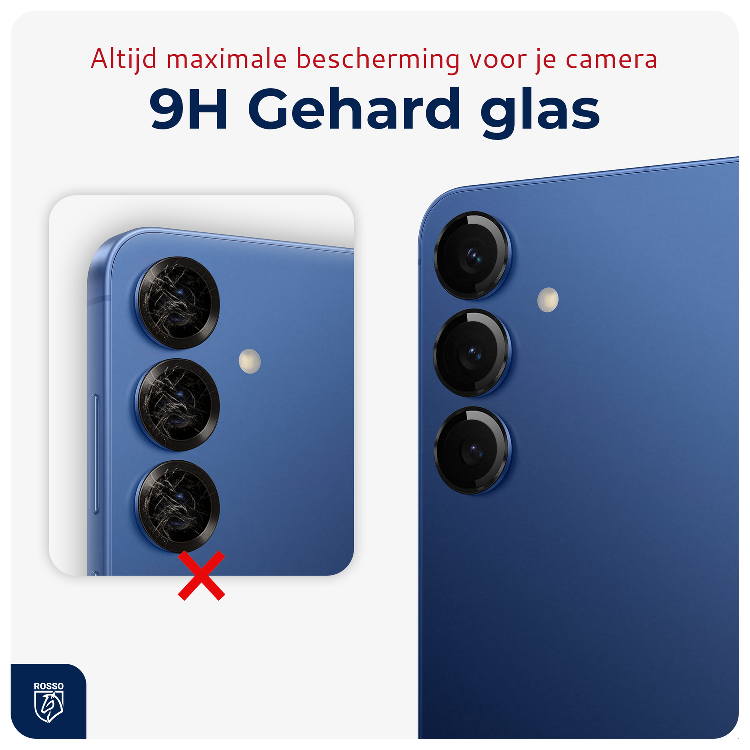 Rosso Samsung Galaxy S25 Camera Frame Protector Zwart afbeelding 4