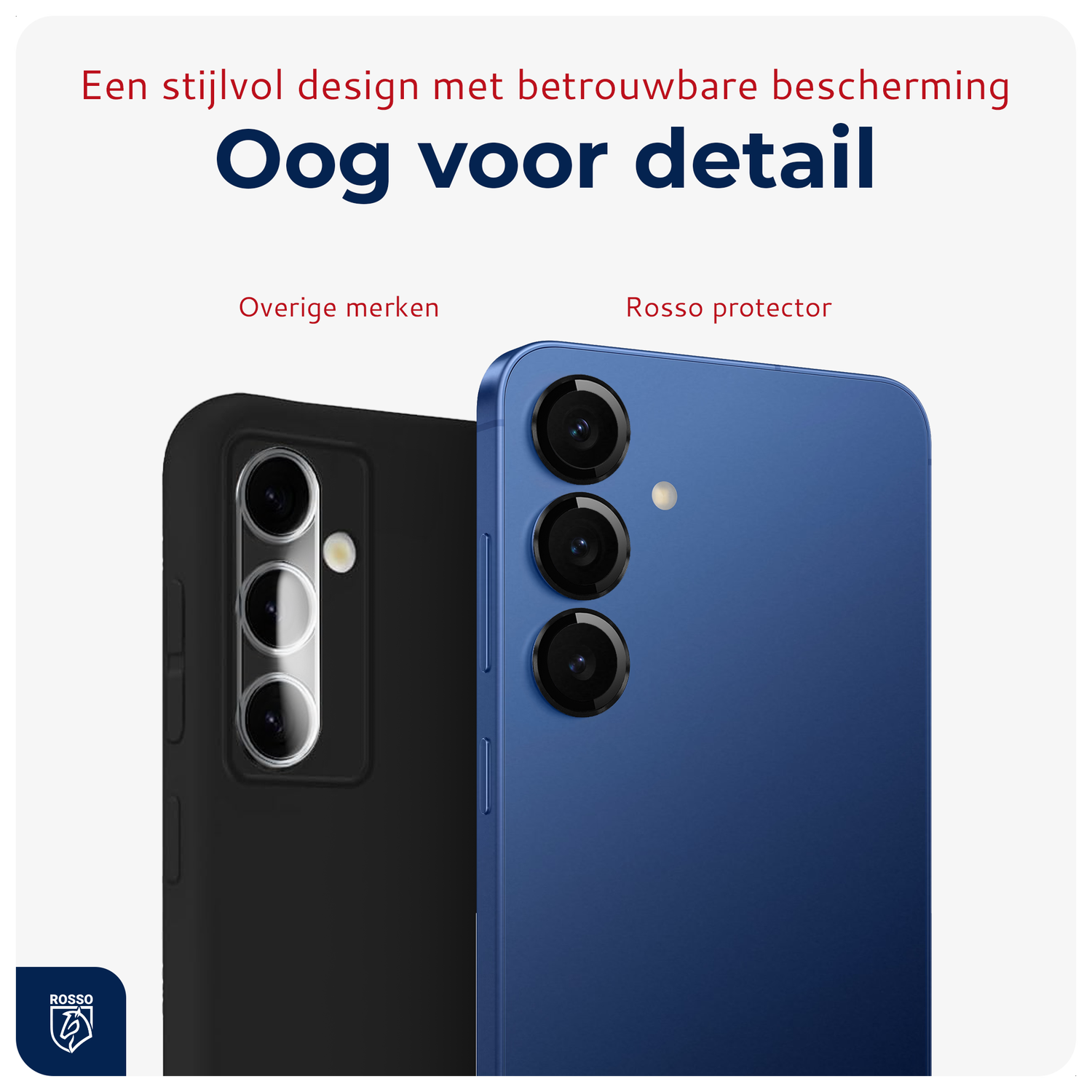 Rosso Samsung Galaxy S25 Camera Frame Protector Zwart afbeelding 7